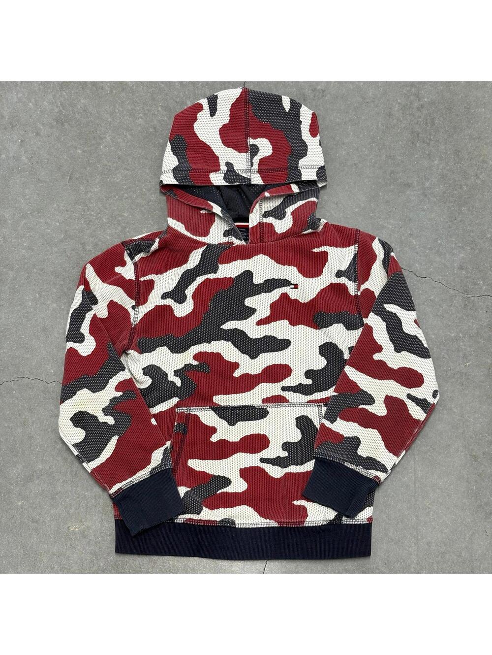 Tommy Hilfiger Red Camo Kids Hoodie